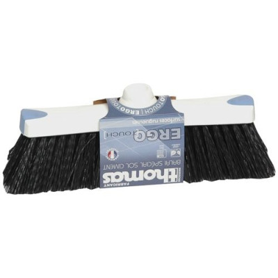 BALAI FIBRE NOIRE DURE RENFORT BLEU (Vendu par 1)