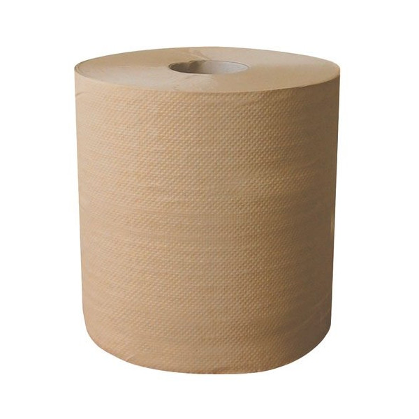 GLOBAL HYGIENE - Bobine essuyage havane x2 1000 formats 2 plis 23.5x25cm