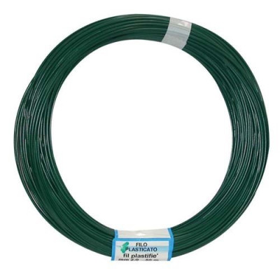 FIL ATTACHE VERT 2MM ROULEAU 50M (Vendu par 1)