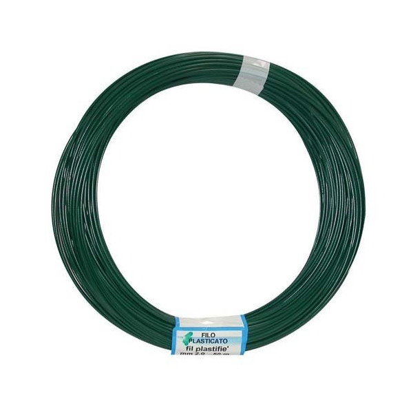 FILOMAT - Fil attache vert 2mm rlx 50m plasti12