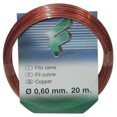 HOBBYFIL 0.6 CUIVRE RL20M SC (Vendu par 1)