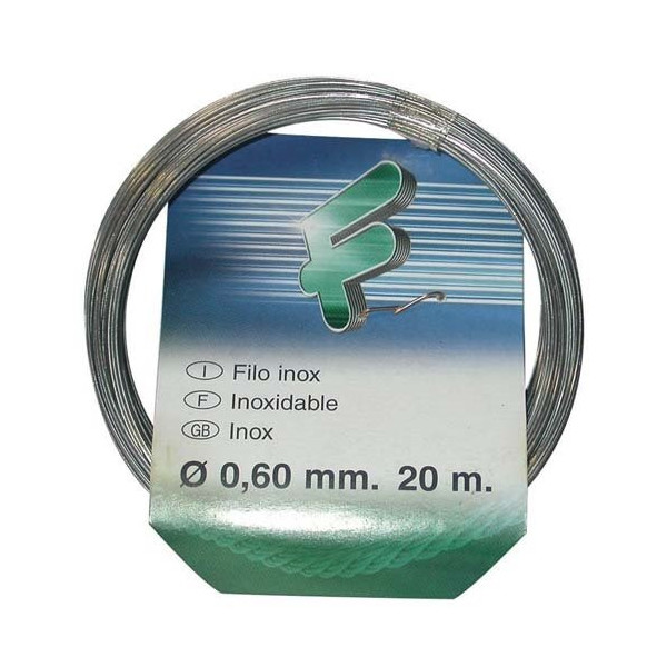 FILOMAT - Fil inox 0.6mm rouleau 20m sc