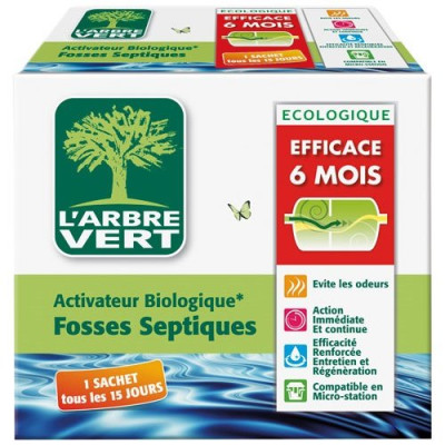 ARBRE VERT ACTIVATEUR FOSSE SEP.6 MOIS (Vendu par 1)