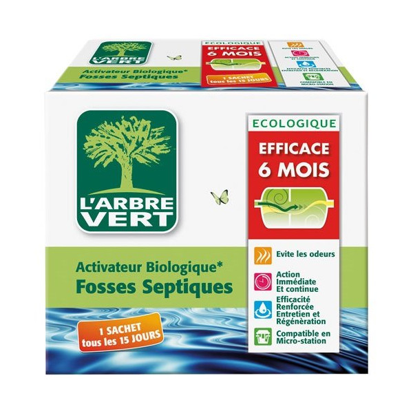 L'ARBRE VERT - Arbre vert activateur fosses septiques 6 mois
