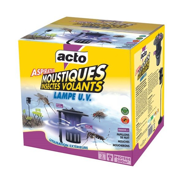 ACTO - Acto aspirateur moustiques insectes volants lampe uv