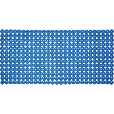 TAPIS FOND BAIGNOIRE BULLES BLEU 72X36