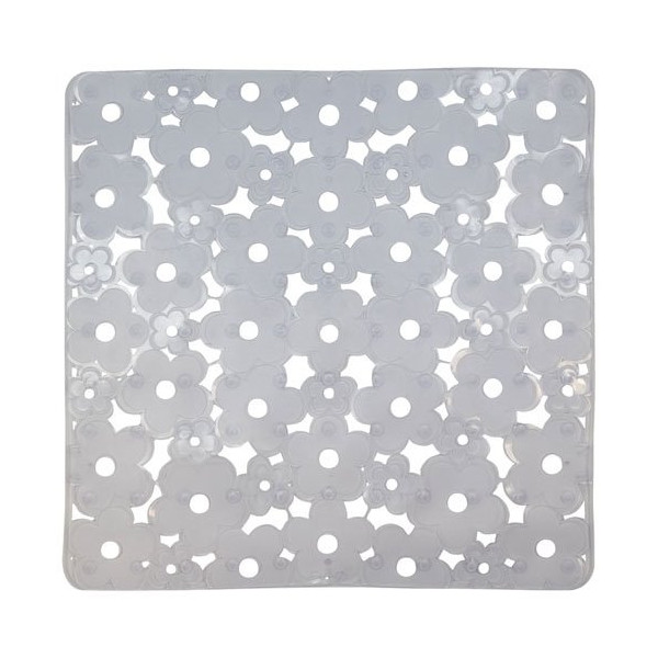 IDMAT - Tapis fond evier fleurs cristal 32x32