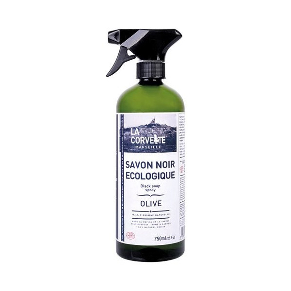 LA CORVETTE - Savon noir liquide ecocert spray 750ml