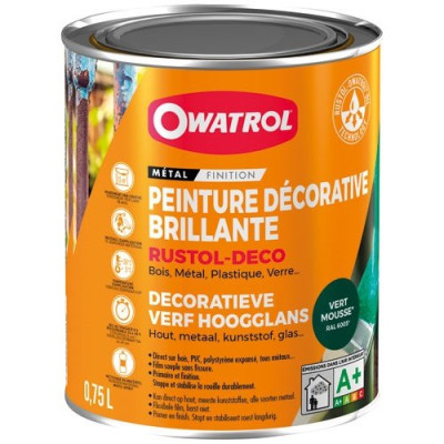 DURIEU RUSTOL DECO ANTIR. 0.75L VERT (Vendu par 1)