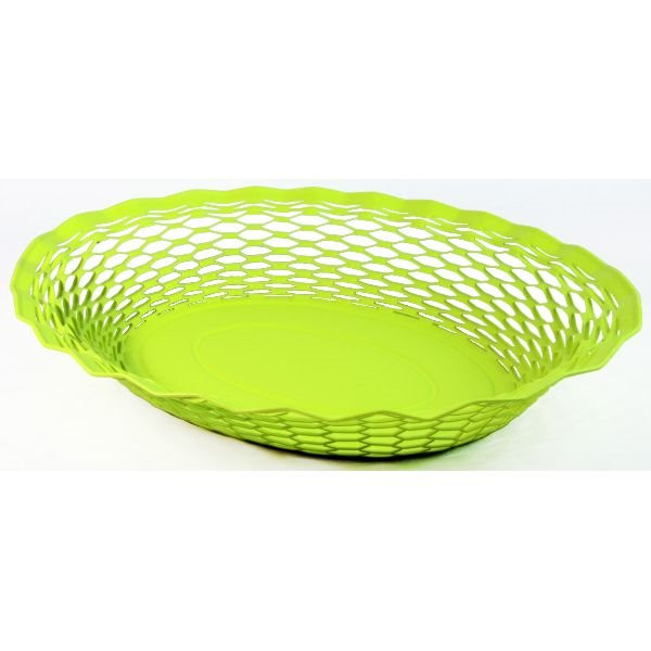 ROGER ORFEVRE - Corbeille à pain 25 x 18 cm Vert Anis - Vintages