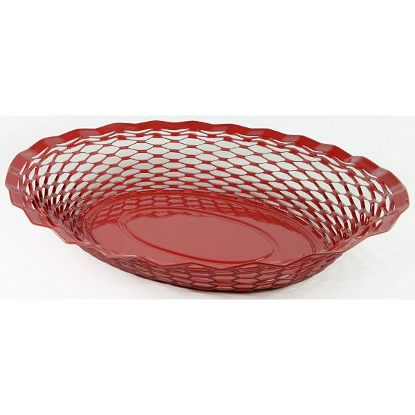ROGER ORFEVRE - Corbeille à pain 25 x 18 cm Rouge - Vintages