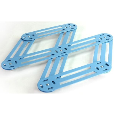 DESSOUS PLAT VINTAGE EXTENSIBLE BLEU