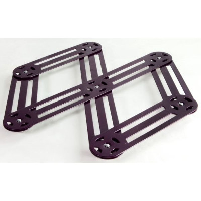 DESSOUS PLAT VINTAGE EXTENSIBLE PRUNE