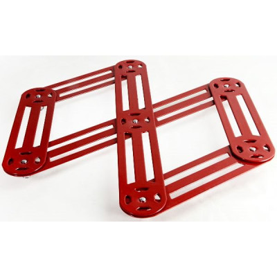 DESSOUS PLAT VINTAGE EXTENSIBLE ROUGE