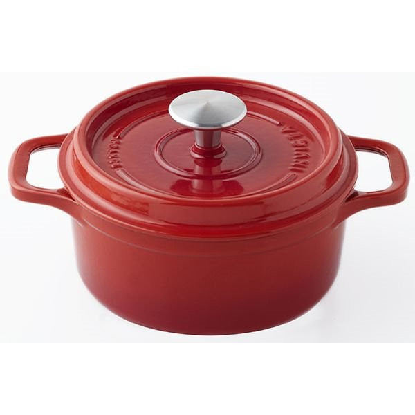 INVICTA - Cocotte en fonte ronde 22 cm Rubis