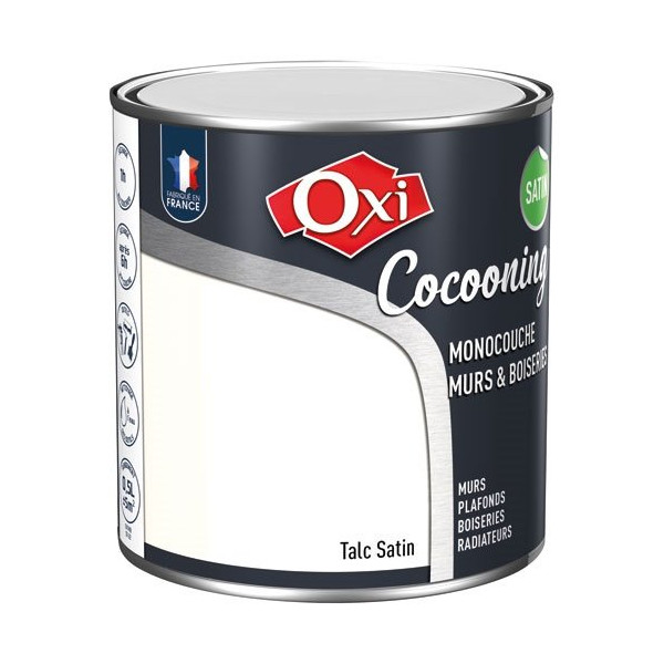 OXI - Murs bois satin talc 0.5l