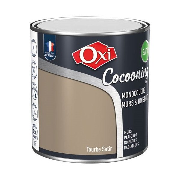 OXI - Murs bois satin tourbe 0.5l