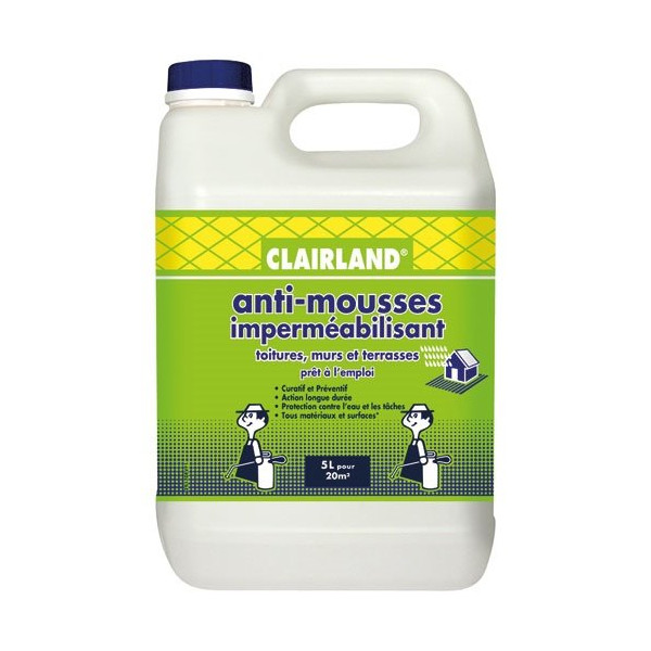 CLAIRLAND. - Anti dépôts verts imperméabilisant prêt à l'emploi 5l