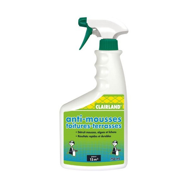 CLAIRLAND. - Anti dépôts verts toiture prêt à l'emploi 750ml