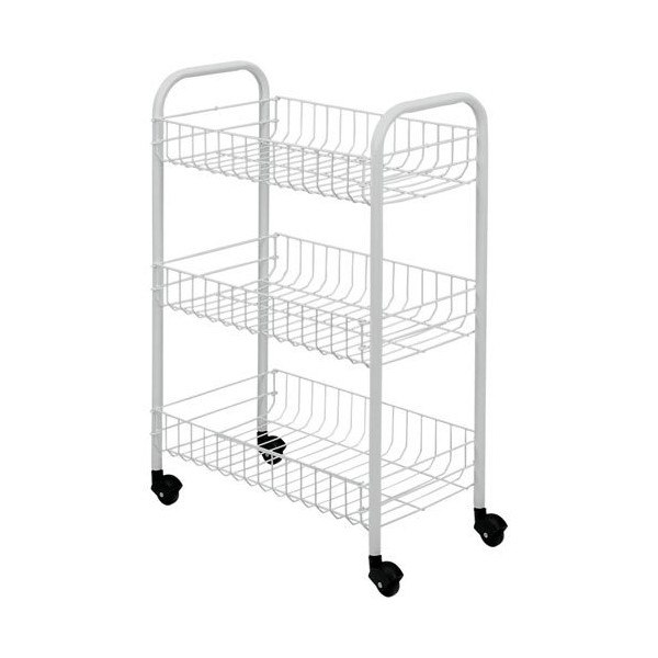 METALTEX - Resserre démontable 3 paniers SIENA BLANC (EM.049)