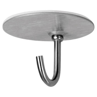 CROCHET ADHESIF ACIER INOX