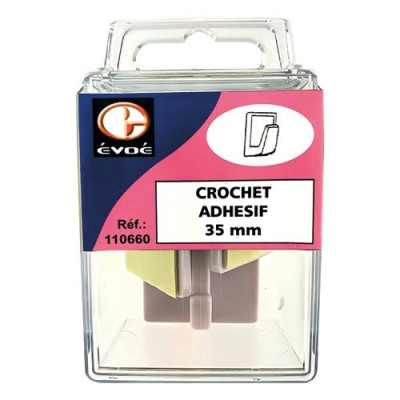CROCHET ADHESIF CARRE SC