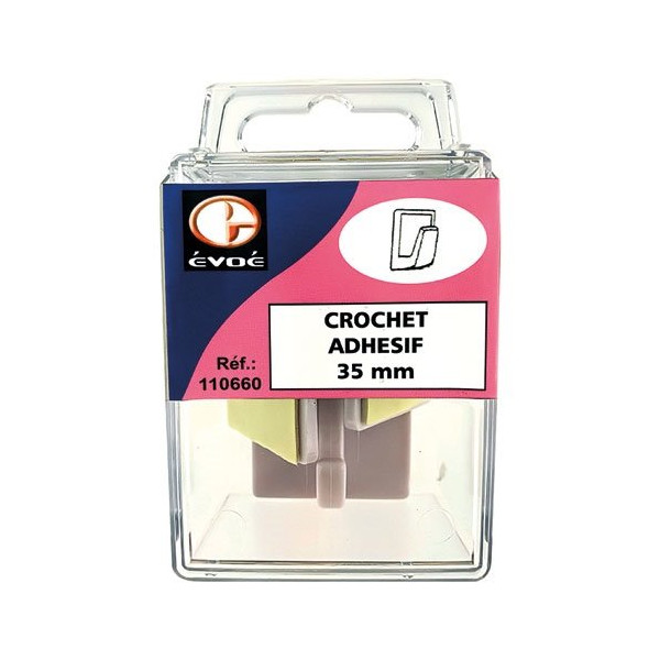 EVOE - Crochets adhésifs carrés