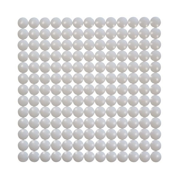 IDMAT - Tapis fond évier bulles blanc