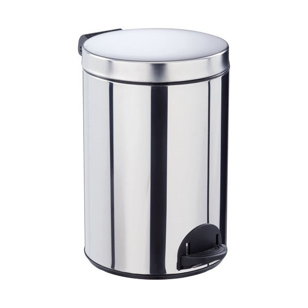 ROSSIGNOL - Poubelle à pédale 14 L Inox - Élora