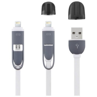 CORDON LIGHTNING MICRO USB 1M