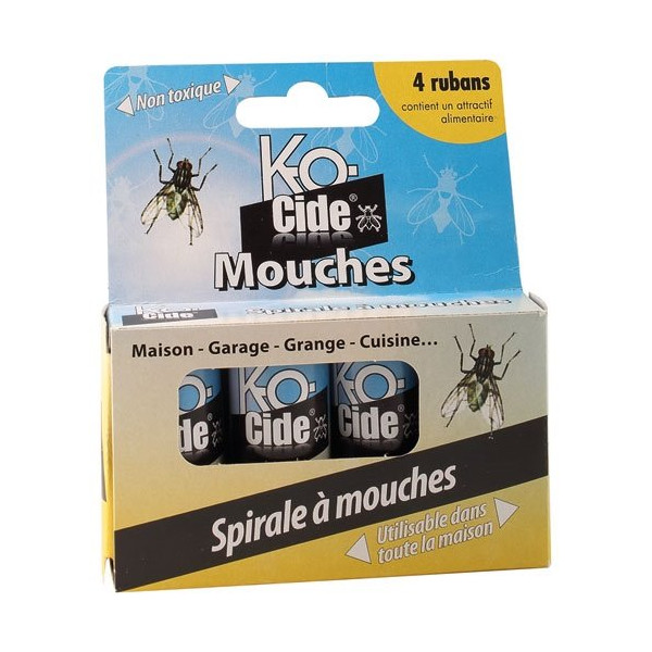KOCIDE - Spirale à mouche 4 rubans