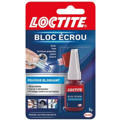 LOCTITE MULTIUSAGES BLOC ECROU 5ML (Vendu par 1)