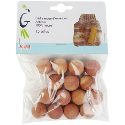 BILLES CEDRE ROUGE ANTIMITES SACH.15