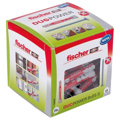 CHEVILLE DUOPOWER 8X65 VIS X25 PCS