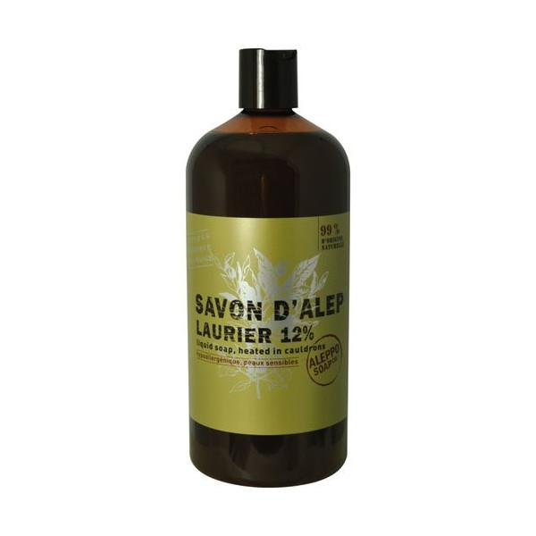 ALEPPO SOAP - Savon liquide d'Alep 12% laurier 1 l
