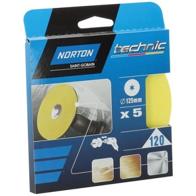 DISQUE ABRASIF OBLONG 125X12 GR120 X5