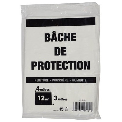 BACHE DE PROTECTION 3X4M