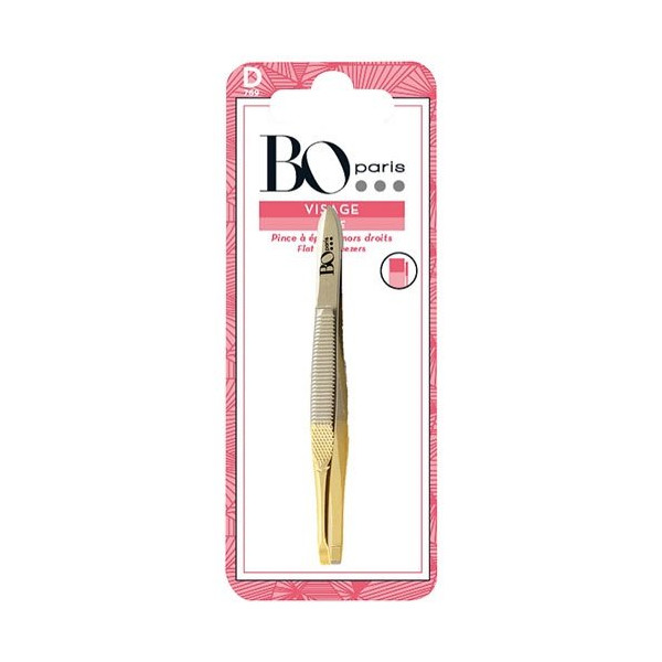 BO PARIS - Pince à épiler mors droit doré D