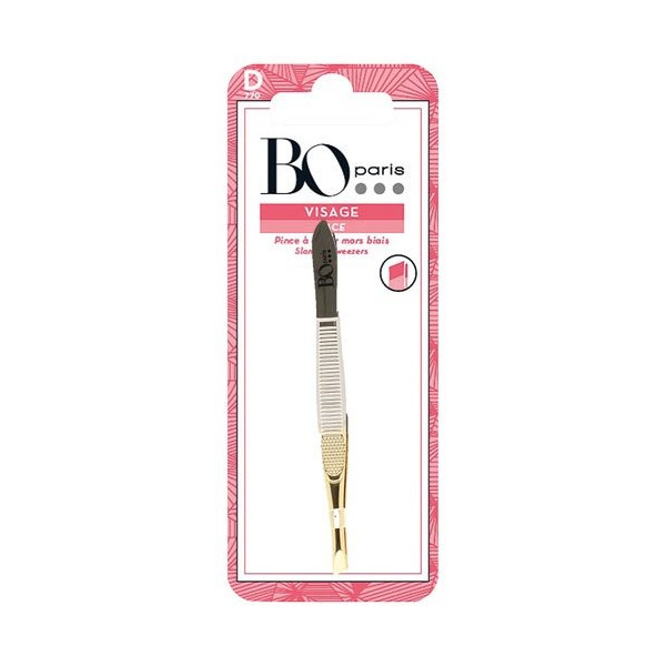 BO PARIS - Pince à épiler mors biais doré D