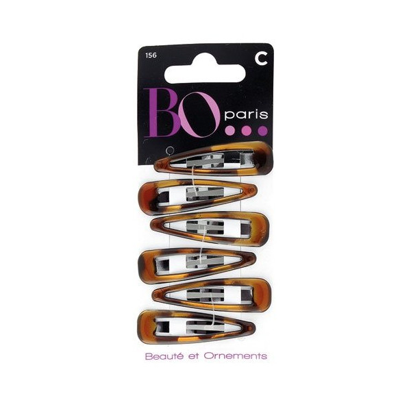 BO PARIS - Pince clic clac tendance x6 C