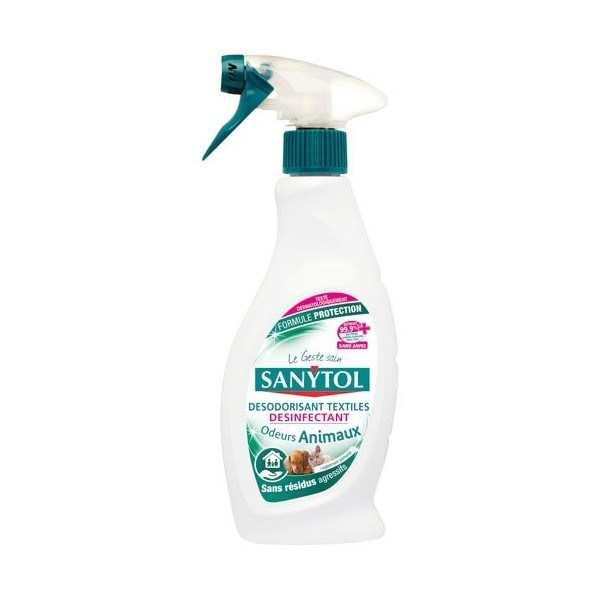 SANYTOL - Desodorisant desinfectant textile animaux 500ml sanytol