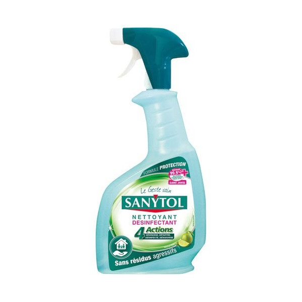 SANYTOL - Sanytol nettoyant protection 4 actions 500ml