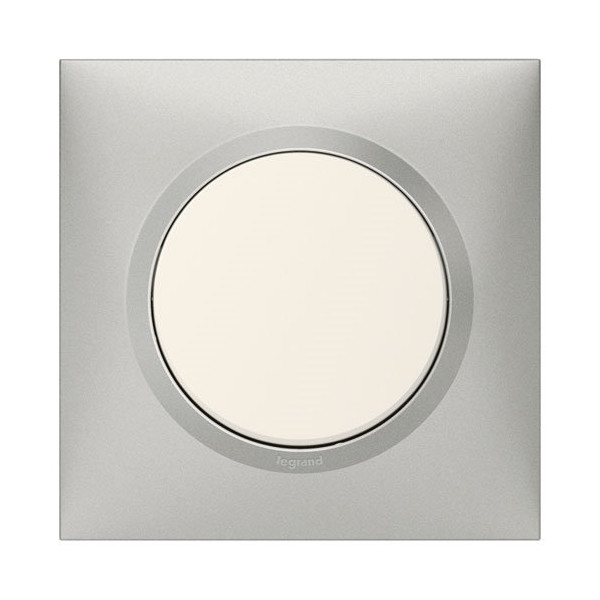 LEGRAND - Plaque 1P aluminium Dooxie