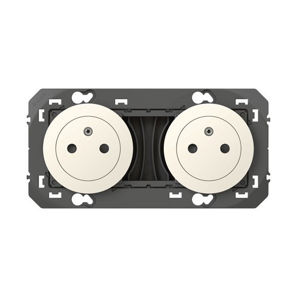 LEGRAND - 2X2P+T BA Précablée Dooxie blanc