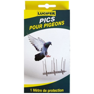 PIC METAL ANTI OISEAUX BOITE DE 1M