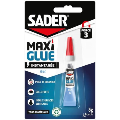 SADER MAXIGLUE GEL 3G (Vendu par 1)