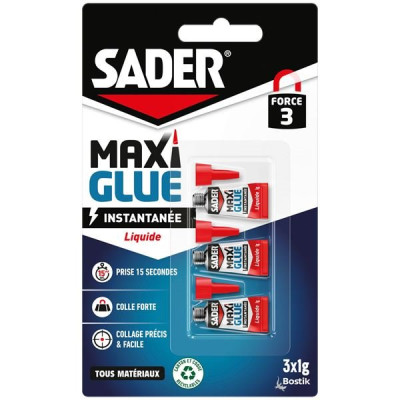 SADER MAXIGLUE LIQUIDE 3X1G (Vendu par 1)