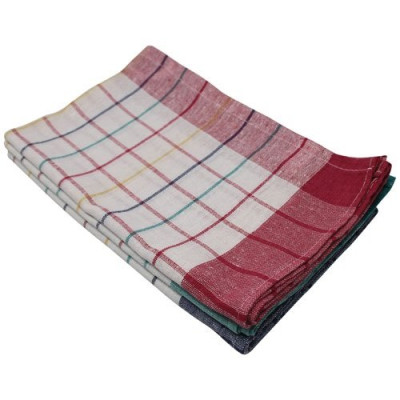 TORCHONS VICTORIA X3 2-ROUGE 1-GRIS