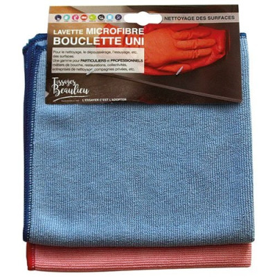LAVETTES MICROFIBRE 40X40 320GR/M² X2