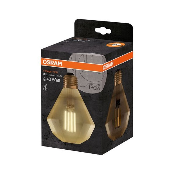 OSRAM - Amp.led diamond édition 1906 claire filament or 4.5W40 E27